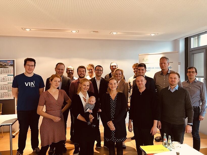 Beim Sächsischen Start-up-Partner-Netzwerktreffen am 8. Oktober 2019 trafen sich über 20 Teilnehmerinnen und Teilnehmer in Freital