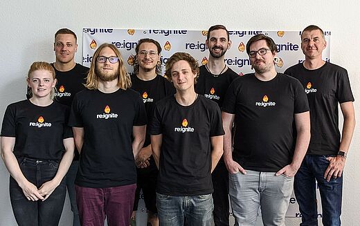 Teamfoto von ISB-Bewerber reignite