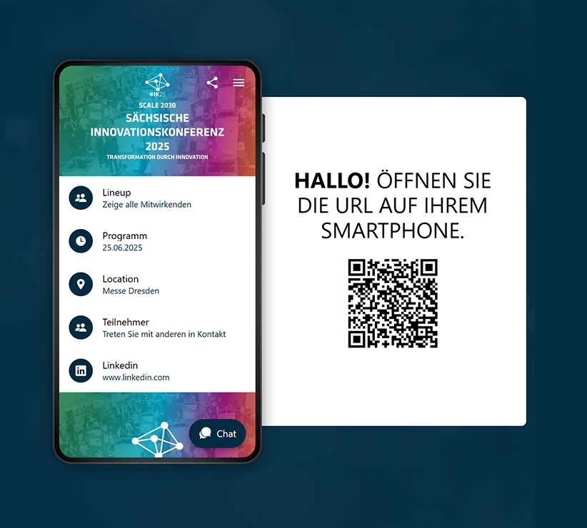 Mockup der IK25 App